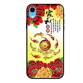 Ốp lưng cho iPhone XR Hoa Mẫu Đơn Đỏ - Hàng chính hãng