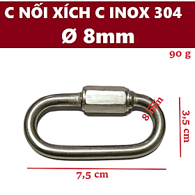 Móc nối xích, khóa xích INOX