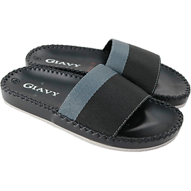 Dép nam quai ngang GIAVY - UDT222 - Đen Xám - 41