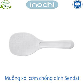 Muôi Xơi Cơm, Muỗng Xới Cơm Chống Dính Và Muỗng Xới Cơm Đế Đứng Sendai, Nhựa Inochi Cao Cấp Tiêu Chuẩn Nhật