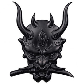 4x Japanese Samurai Sticker, 3D Car Sticker Devil Death