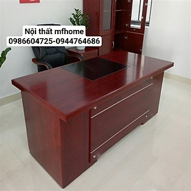 Mua Bàn giám đốc  bàn lãnh đạo  bàn làm việc kèm hộc liền 1m6x80 Mẫu ET