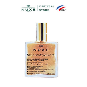 [Quà tặng không bán] Dầu khô đa năng có nhũ Nuxe Huile Prodigieuse Shimmery 2ml