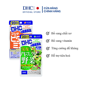 Combo TPBVSK DHC PERFECT VEGETABLE + MULTI MINERALS (NEW) (Combo Viên uống DHC Rau Củ & Vitamin tổng hợp)