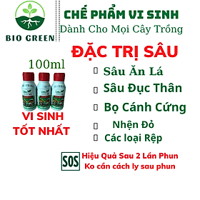 Mua TSBIO 100ml trị nhện đỏ  rệp sáp  sâu vẽ bùa  sâu non  sâu cuốn lá  rệp bọ cánh cứng cho hoa hồng lan sen đá dâu tây