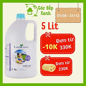 Nước giặt hữu cơ Layer Clean 5 Lit, Hương Gió Biển