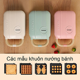 Mua Máy nướng bánh mì kẹp bánh mỳ Sandwich máy làm bánh waffle bánh cá  cho bé rán Trứng Làm Đồ Ăn Sáng Nướng Thịt 2 Mặt