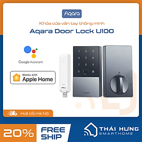 Mua Khóa cửa thông minh Aqara U100  Tích hợp vân tay  hỗ trợ HomeKey  Homekit