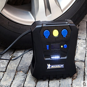 Máy bơm lốp ô tô, xe hơi tự ngắt Michelin 4398ML 12266 động cơ mạnh mẽ 180W cho áp suất tối đa 150PSI, tốc độ bơm nhanh 35lphút