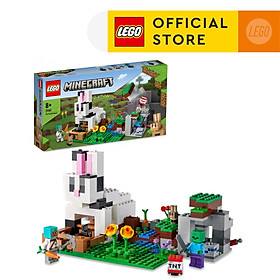 LEGO Minecraft 21181 Trang Trại Thỏ (340 chi tiết)