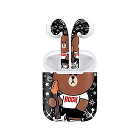 Mua Miếng dán skin chống bẩn cho tai nghe AirPods in hình thiết kế - atk248 (bản không dây 1 và 2)