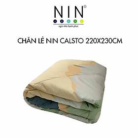Mua Chăn mền chần gòn NIN Calisto 2m2x2m3 màu CT220014 cotton nhung cao cấp bốn mùa thu đông