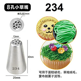 Mua Đui bắt kem 29 233 234  Đuôi cỏ trang trí bánh bằng thép không gỉ đúc liền khối dày dặn  cứng cáp