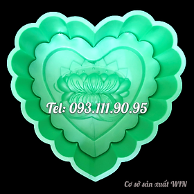 Mua Khuôn ép xôi hình tim hoa sen – Loại 10 cm – Mã số 1011