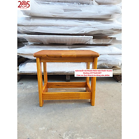 Mua TC205 - BÀN GỖ CAO SU 2 TẦNG - NỘI THẤT TC205 -  49x35x43cm (dài x rộng x cao)