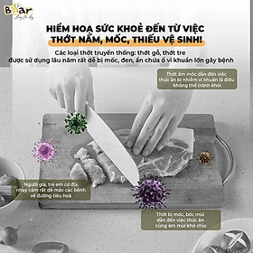 Mua Thớt Nhựa Kháng Khuẩn Cao Cấp BEAR CX-E0023 Size S  Chống Đọng Nước  Chống Trượt  Chống Mốc- Hàng Chính Hãng