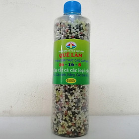 Mua PHÂN BÓN THÚC CAO CẤP QUẾ LÂM 450G NPK 16-16-8  DÙNG CHO TẤT CẢ CÁC LOẠI CÂY (HOA  CÂY CẢNH  RAU  CỦ  QUẢ ...)
