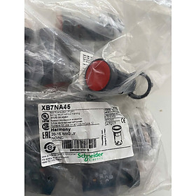 Nút nhấn nhả Schneider XB7NA45, 22mm, màu đỏ, 1NO +1NC