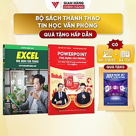 Combo 2 Sách Excel - Power Point ĐÀO TẠO TIN HỌC Chuyên Ứng Dụng Văn Phòng Tặng Kèm Video Khóa Học - Accord Publishing