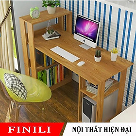 Mua Bàn làm việc thiết kế đa năng đi kèm kệ sách tiện ích FNL - 09.2
