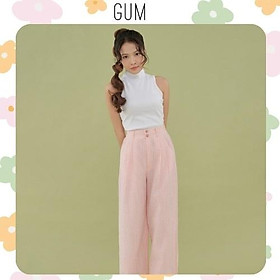 Quần tây ống suông dáng đứng Pinky Pant By Gum