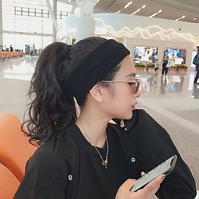 Băng đô thể thao cotton siêu thấm hút, màu basic trơn dành cho cả nam và nữ