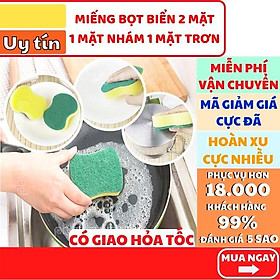 Mua Combo 2 Miếng Mút Xốp  Bọt Biển Rửa Bát 2 Mặt