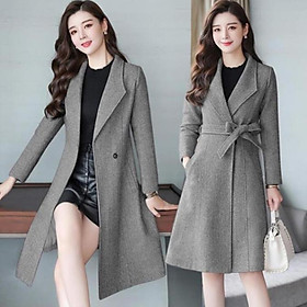 Mua Áo Khoác Dạ Cổ Bẻ 1 Lá Dáng Dài Màu Đỏ Cap Cấp Hàng Quảng Châu Túi Chéo  Thanh Lịch | Tiki
