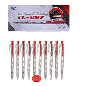 Hộp 20 cây bút bi Thiên Long - TL027