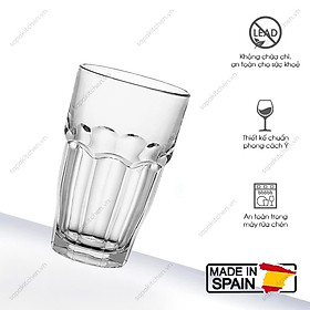Bộ 6 Ly Thủy Tinh Cao Rock Bar Bormioli Rocco 418983B10321990 (650ml / Ly) Bormioli Rocco - Italy