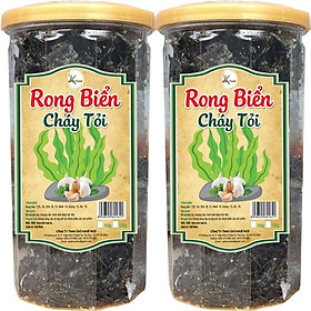 [COMBO 2 HŨ] Rong Biển Cháy Tỏi Thơm Ngon - Mỗi Hũ 100G