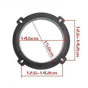 Dưỡng loa cánh ô tô 6.5 inch Huyndai và Kia cỡ 16.5cm kích thước chuẩn bắt ốc vít din cho I10, Santafe, Forte, Sorento