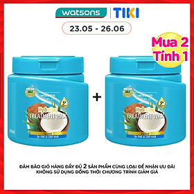 Kem Ủ Tóc Watsons Treatment Wax Coconut for Fine Or Limp Hair 500ml
