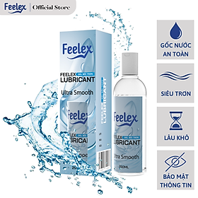 Gel bôi trơn quan hệ Feelexx Lubricant Ultra smooth mát lạnh gấp đôi độ trơn Lọ 250ml