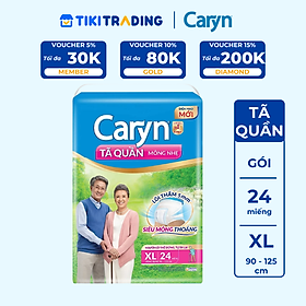 Tã Quần Mỏng Nhẹ Caryn XL24 (24 miếng)