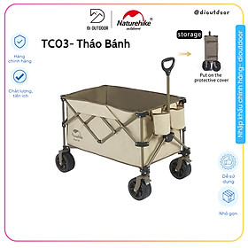 Xe Kéo Gấp Gọn Du Lịch TC03 Naturehike NH20PJ009- Khóa Bánh