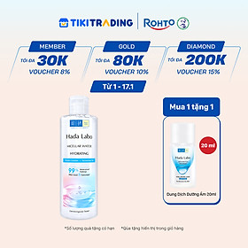Nước tẩy trang sạch sâu dưỡng ẩm Hada Labo Micellar Water Hydrating 240ml