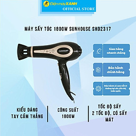 Máy sấy tóc 1800W Sunhouse SHD2317 - Hàng chính hãng - Hàng Chính Hãng