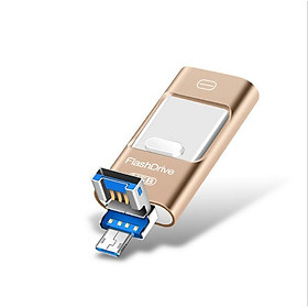 OTG USB Flash Drive for iPhone 5/5s/6/6s Mobile Phone USB Flash Drive High Speed USB OTG Pen Drive Volume:64GB