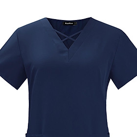 Women Scrubs Sets Thin Work Clothing for Cosmetology Pet Shop Operating Room - XL