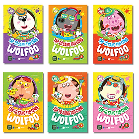 Tập Tô Sáng Tạo Cùng Wolfoo - Combo 6 tập