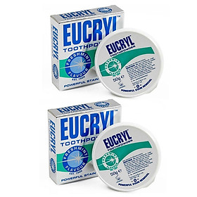 Hình ảnh Combo 2 Bột tẩy trắng răng Eucryl 50g hàng Anh Quốc