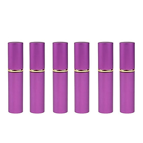 6 Pieces Refillable Empty Fine Mist Sprayer Bottle Makeup Vials 5ml