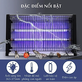 Mua It shop - Đèn Bắt Muỗi  Diệt Côn Trùng Công Nghiệp 46cm