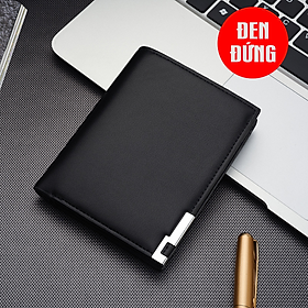 Ví Da Nam Cao Cấp Nhiều Ngăn Dáng Đứng Và Ngang Bỏ Túi Với Hai Màu Nâu Đen Lịch Lãm Phong Cách Sang Trọng