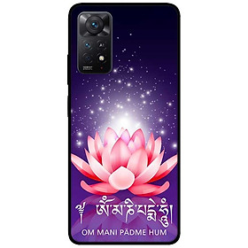 Ốp lưng cho Xiaomi Redmi 12 4G - Redmi Note 12 4G - Redmi Note 12 Pro 4G - 12 Pro 5G - Om Mani Tím Hồng - Hàng Chính Hãng