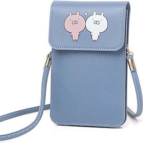 Túi đeo điện thoại đeo chéo thời trang dọc nắp hình 2 nhóc TY6 Shalla