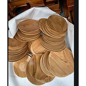Mua Dĩa gỗ gõ cao cấp chưng thờ đựng trái cây đĩa gỗ thờ cúng - Nhiều kích cỡ
