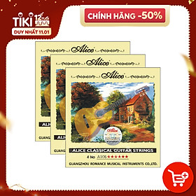 Mua Combo Bộ Dây Đàn Guitar Classic Alice A106 - Hàng Chính Hãng