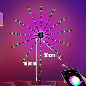 Đèn LED trang trí tia sáng dán tường  siêu đẹp